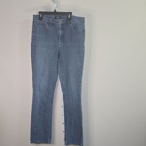Jones New York Blue Straight Leg Jeans‎ Classic Stretch  Fit Ladies Sz 10